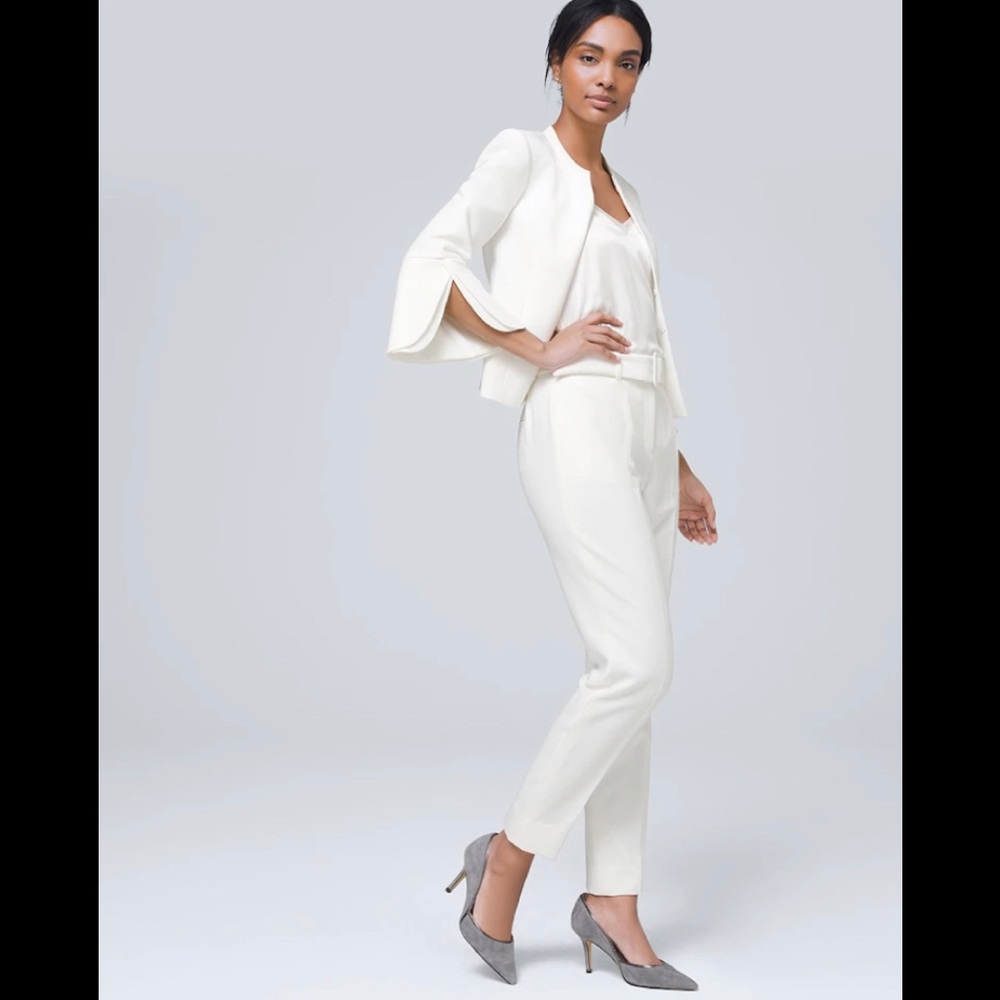 NWT White House Black market Belted Ankle Pants